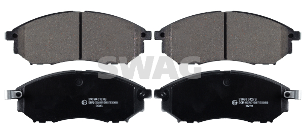 set placute frana,frana disc 60 11 6188 SWAG